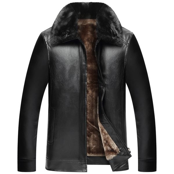 mens fur faux fur middleaged winter loose casual fur one middleaged and elderly leather jacket mens plus velvet dad wear pu leather jacket 2, Black
mens fur faux fur middleaged winter loose casual fur one middleaged and elderly leather jacket mens plus velvet dad wear pu leather jacket 2, Black