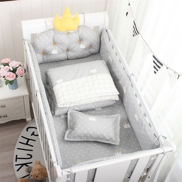 bed rails 5pcs nordic crown cushion cot bumpers baby bed bedding kit baby bedding cotton removable washable baby crib side protector set 221
bed rails 5pcs nordic crown cushion cot bumpers baby bed bedding kit baby bedding cotton removable washable baby crib side protector set 221