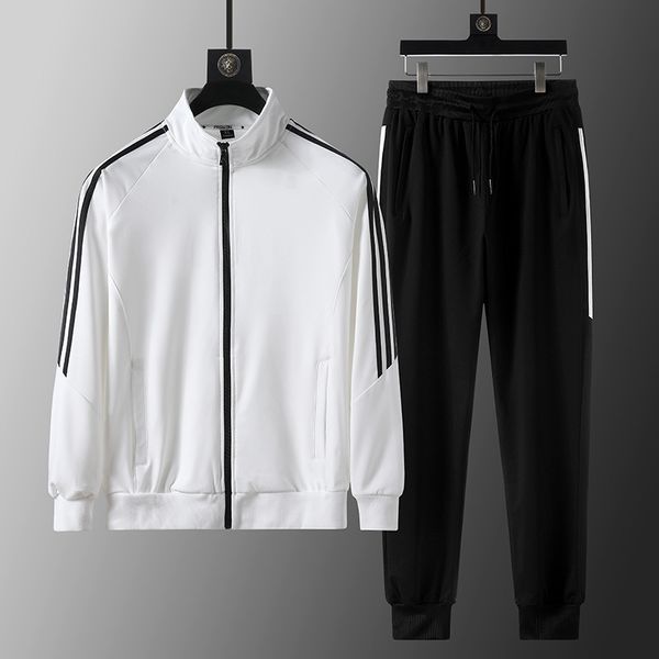 men's tracksuits autumn and winter men's sports suits men's bundle feet cottonproof jacket threebar sweater casual pants twop, Gray
men's tracksuits autumn and winter men's sports suits men's bundle feet cottonproof jacket threebar sweater casual pants twop, Gray