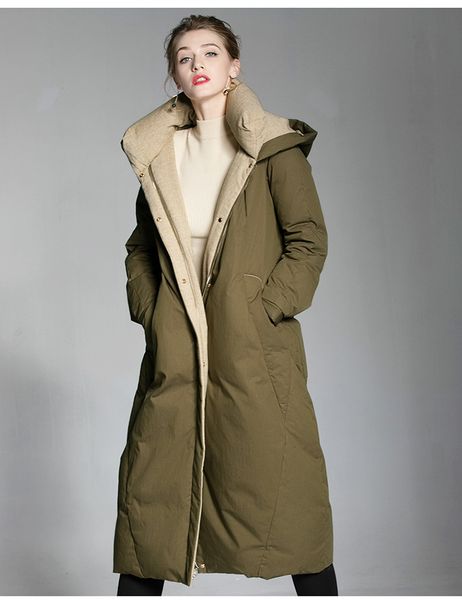 women's down parkas europe winter two sides wear hooded 95 fluffy duck down coat female oversize xlong thicker warm duck down jacket f1, Black
women's down parkas europe winter two sides wear hooded 95 fluffy duck down coat female oversize xlong thicker warm duck down jacket f1, Black
