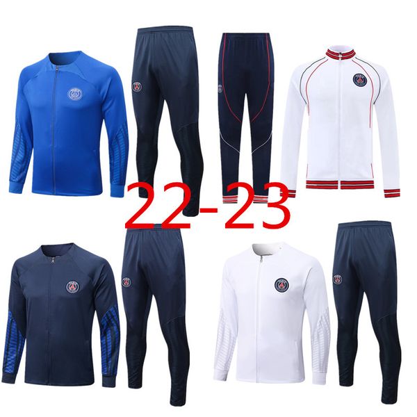 22-23 paris training kit tracksuit long pull zipper jacket survetement chandal futbol mbappe football soccer psgs training suit set 2022-202, Black
22-23 paris training kit tracksuit long pull zipper jacket survetement chandal futbol mbappe football soccer psgs training suit set 2022-202, Black