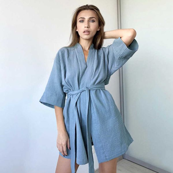women's sleepwear hiloc cotton robes women mini dresses three quarter sleeves dressing gown dress bathrobe female nightgown home dress, Black;red
women's sleepwear hiloc cotton robes women mini dresses three quarter sleeves dressing gown dress bathrobe female nightgown home dress, Black;red