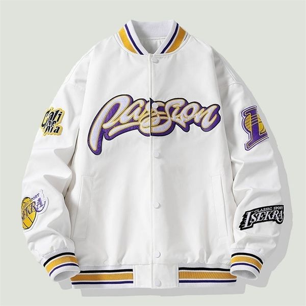 mens jackets spring mens bomber baseball jacket letter embroidery patchwork coat hip hop streetwear casual loose varsity jackets 221006, Black;brown
mens jackets spring mens bomber baseball jacket letter embroidery patchwork coat hip hop streetwear casual loose varsity jackets 221006, Black;brown