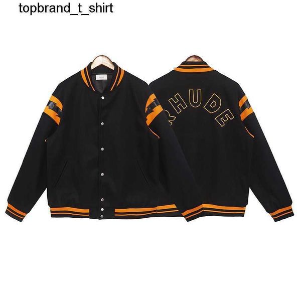 new men's jackets designer fashion rhude letter embroidery men women's winter loose jacket couple's wool jacket, Black;brown
new men's jackets designer fashion rhude letter embroidery men women's winter loose jacket couple's wool jacket, Black;brown