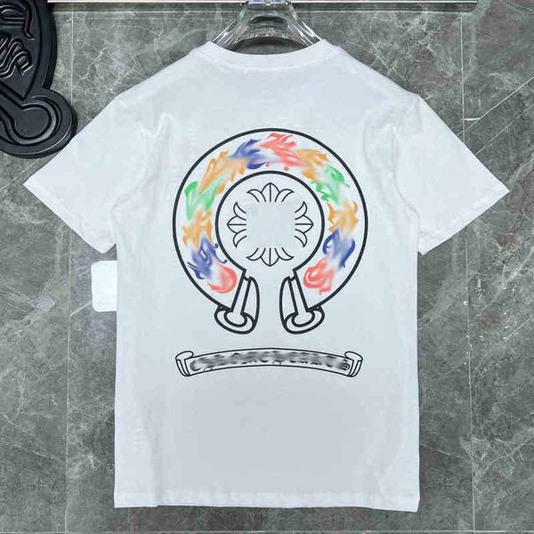 t-shirt fashion classic t shirts mens luxury letter ch designers horseshoe sanskrit cross pattern tshirt summer tees women clothing, Black;brown
t-shirt fashion classic t shirts mens luxury letter ch designers horseshoe sanskrit cross pattern tshirt summer tees women clothing, Black;brown