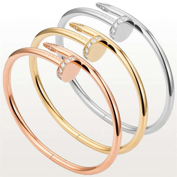 nail bracelet designer bracelets luxury jewelry diamond bangle fashion accessories titanium steel alloy gold-plated craft never fa323q, Black
nail bracelet designer bracelets luxury jewelry diamond bangle fashion accessories titanium steel alloy gold-plated craft never fa323q, Black