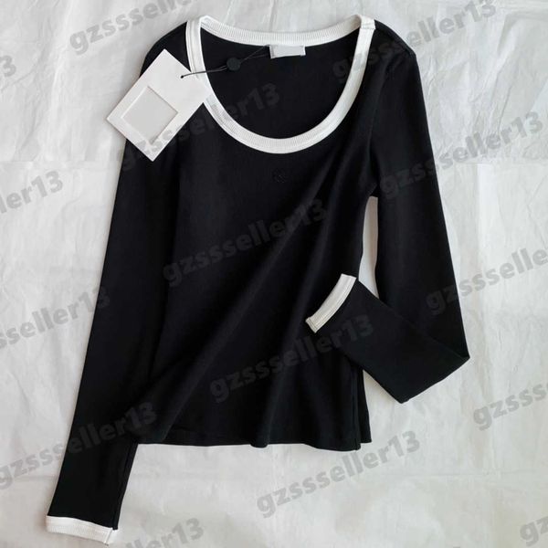 luxury womens sweatshirt thin simple metal brooch decoration sweatshirts autumn style fashion brand long sleeve t-shirt designer women clot, Black
luxury womens sweatshirt thin simple metal brooch decoration sweatshirts autumn style fashion brand long sleeve t-shirt designer women clot, Black