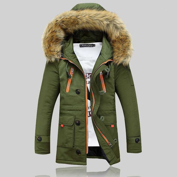 men's down parkas men's fur collar winter hooded parkas jacket male thick warm outdoor coats windproof outerwear multi-pocket casu, Black
men's down parkas men's fur collar winter hooded parkas jacket male thick warm outdoor coats windproof outerwear multi-pocket casu, Black