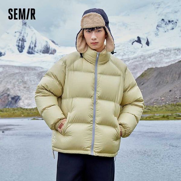 men's down parkas semir lightweight jacket men winter stand-up collar cloud couple clothes thick coat brand g220930, Black
men's down parkas semir lightweight jacket men winter stand-up collar cloud couple clothes thick coat brand g220930, Black