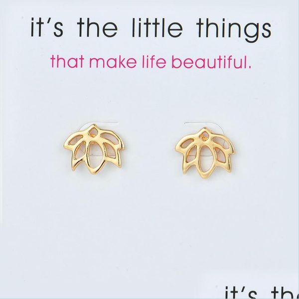stud flower lotus earrings alloy exquisite gold sier colors stud womens elegant charming card jewelry gifts for girls drop de lulubaby dho0q, Golden;silver
stud flower lotus earrings alloy exquisite gold sier colors stud womens elegant charming card jewelry gifts for girls drop de lulubaby dho0q, Golden;silver
