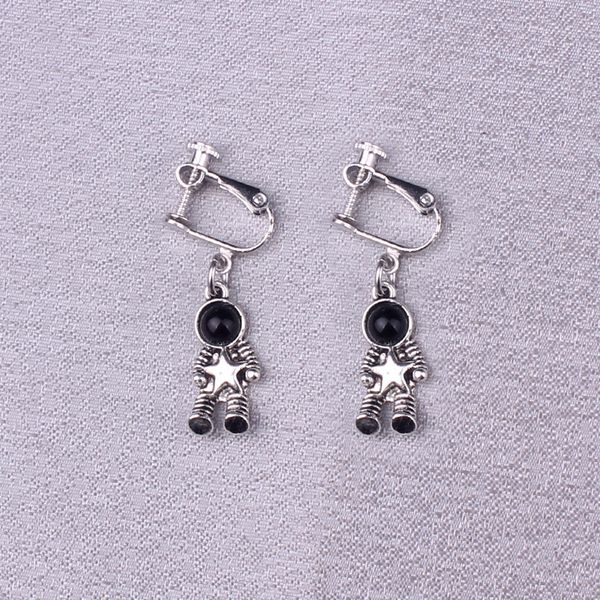 alloy star astronaut ear cuff style couple's friendly lady girl earrings dangles stud gift, Silver
alloy star astronaut ear cuff style couple's friendly lady girl earrings dangles stud gift, Silver