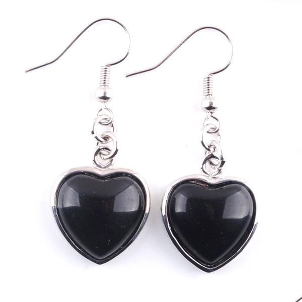 dangle chandelier natural black agate stones dangle earrings love heart shape bead pendant drop earring wedding jewelry for bdehome dhdvo, Silver
dangle chandelier natural black agate stones dangle earrings love heart shape bead pendant drop earring wedding jewelry for bdehome dhdvo, Silver