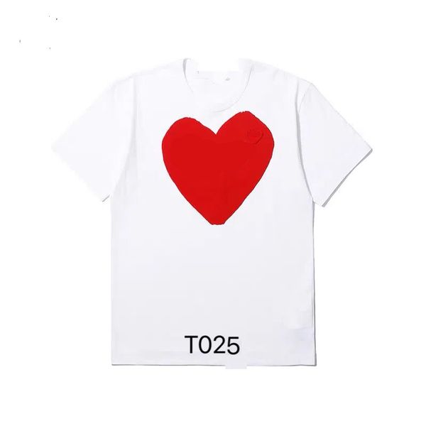 fashion mens play t shirt cdg designer hearts casual women s des badge garcons dw, White;black
fashion mens play t shirt cdg designer hearts casual women s des badge garcons dw, White;black