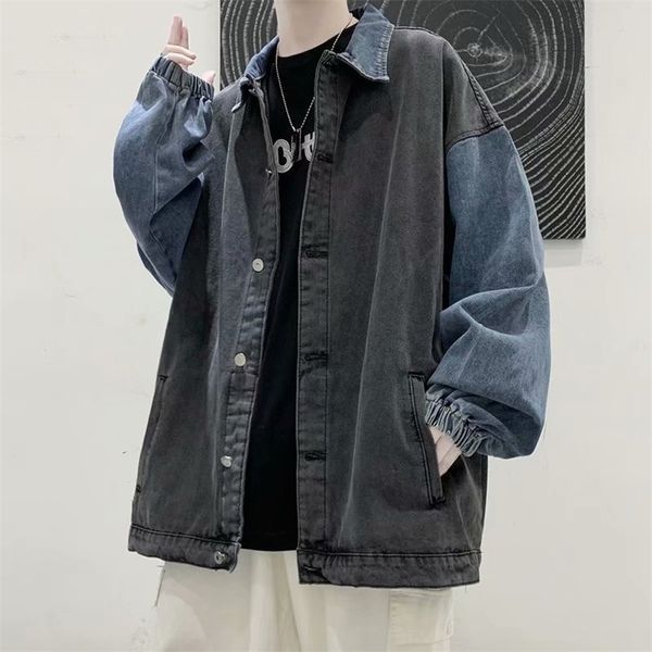 mens jackets pacthwork denim jacket men blue black cowboy coats male autumn baggy hip hop fashion allmatch outwear mens streetwear 221006, Black;brown
mens jackets pacthwork denim jacket men blue black cowboy coats male autumn baggy hip hop fashion allmatch outwear mens streetwear 221006, Black;brown