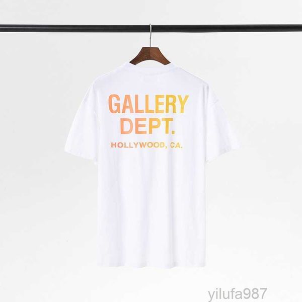 men's t-shirts many stars' same letter gary dept gradient printed round neck short sleeve t-shirt for men and women, White;black
men's t-shirts many stars' same letter gary dept gradient printed round neck short sleeve t-shirt for men and women, White;black
