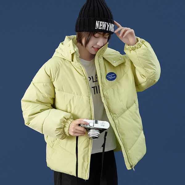 women's down parkas zipper cropped down jacket women winter casual thick warm padded coats korean loose hooded bubble jacket female 220, Black
women's down parkas zipper cropped down jacket women winter casual thick warm padded coats korean loose hooded bubble jacket female 220, Black
