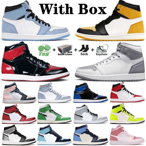 with box 1 mens basketball shoes 1s stealth bred patent yellow toe university blue bubble gum georgetown visionaire unc hyper royal men
with box 1 mens basketball shoes 1s stealth bred patent yellow toe university blue bubble gum georgetown visionaire unc hyper royal men