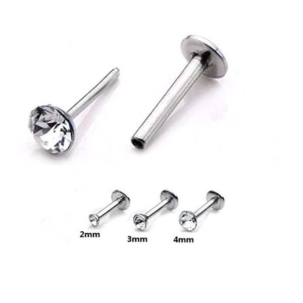 labret lip piercing jewelry belly chains 316l steel threadless push pin labret lip piercing and 16g ear cartilage helix tragus stud body jew, Black
labret lip piercing jewelry belly chains 316l steel threadless push pin labret lip piercing and 16g ear cartilage helix tragus stud body jew, Black