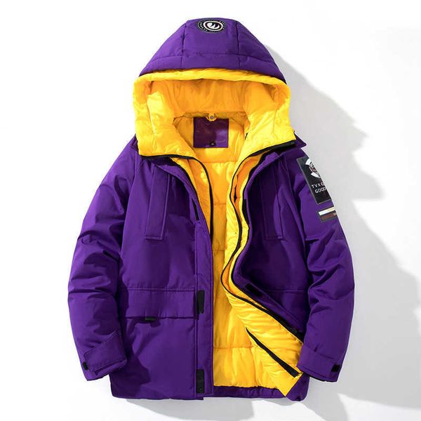 men's down parkas fashion thick warm white duck coats casual man waterproof jackets brand 90% winter jacket g220930, Black
men's down parkas fashion thick warm white duck coats casual man waterproof jackets brand 90% winter jacket g220930, Black