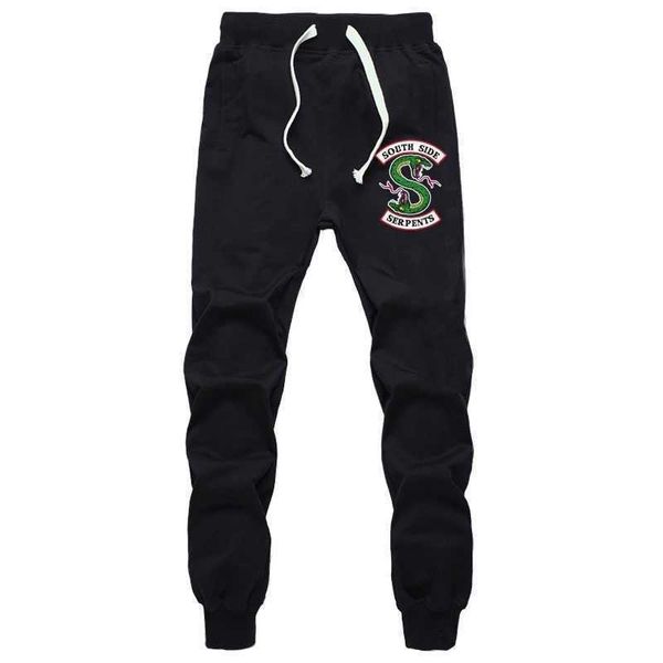men's pants men women straight summer fashion casual breathable riverdale print cotton sports jogger jogging long t220928, Black
men's pants men women straight summer fashion casual breathable riverdale print cotton sports jogger jogging long t220928, Black