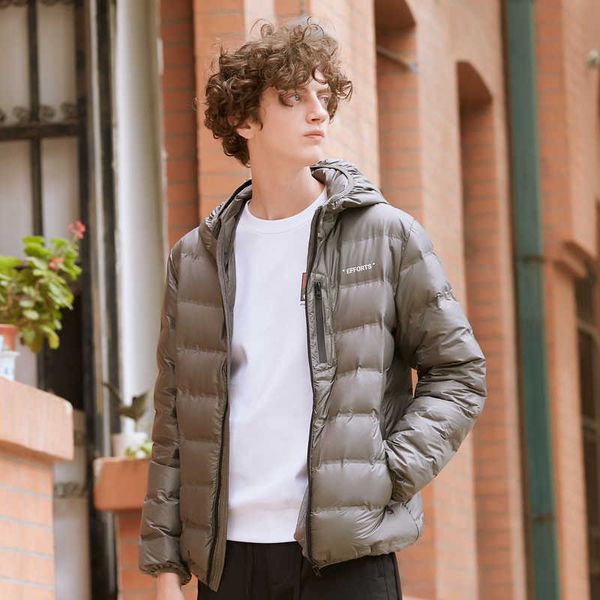 men's down parkas metersbonwe short jacket men winter portability warm 90% gray duck hooded ultralight male casual coat brand g220930, Black
men's down parkas metersbonwe short jacket men winter portability warm 90% gray duck hooded ultralight male casual coat brand g220930, Black