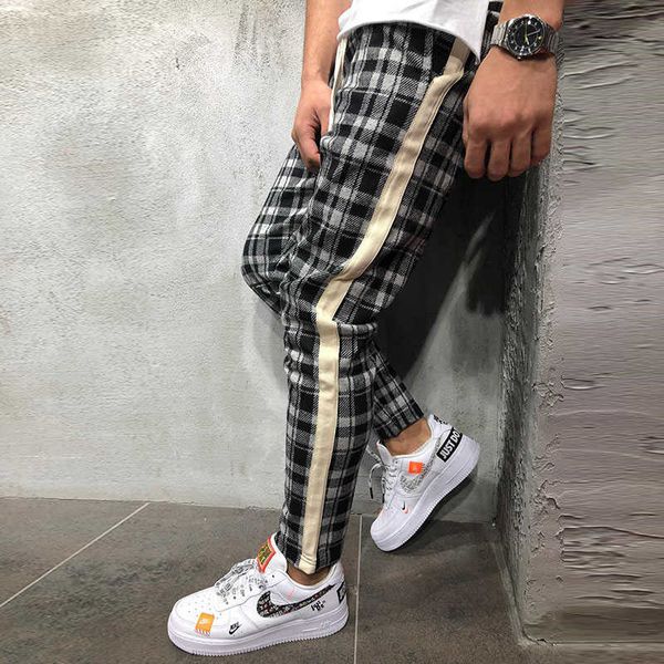 men's pants 2020 men joggers sweatpants plaid sportswear tracksuit bottoms skinny jogger chandal ropa hombre g220929, Black
men's pants 2020 men joggers sweatpants plaid sportswear tracksuit bottoms skinny jogger chandal ropa hombre g220929, Black
