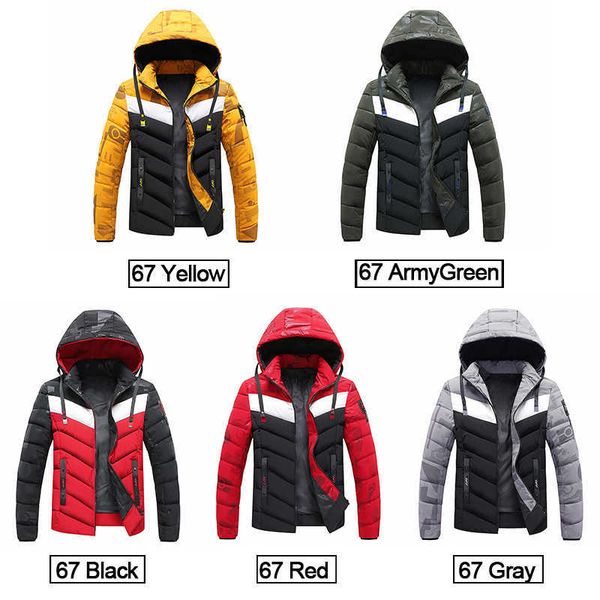 men's down parkas men 2022 winter new warm thick windproof parkas fashion patchwork hooded coat men autumn outwear classic casual parka, Black
men's down parkas men 2022 winter new warm thick windproof parkas fashion patchwork hooded coat men autumn outwear classic casual parka, Black