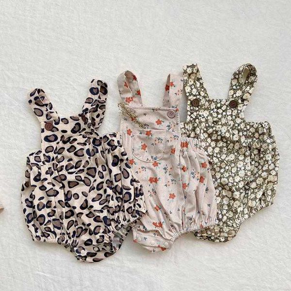 rompers girl new leopard print sling bodysuit retro floral pocket cotton jumpsuit boy cute outfits new allmatch overall j220922, Blue
rompers girl new leopard print sling bodysuit retro floral pocket cotton jumpsuit boy cute outfits new allmatch overall j220922, Blue