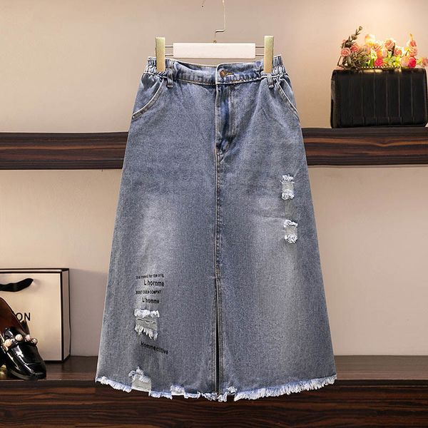 plus size dresses 150kg plus size women's summer loose hollow raw edge aline denim skirt hip 152 blue 5xl 6xl 7xl 8xl 9xl 221006, Black
plus size dresses 150kg plus size women's summer loose hollow raw edge aline denim skirt hip 152 blue 5xl 6xl 7xl 8xl 9xl 221006, Black