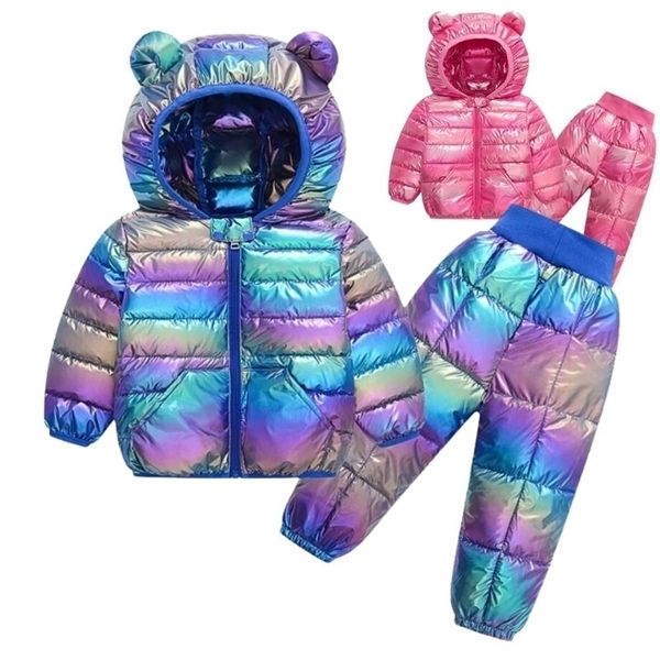 clothing sets children's winter cotton-padded jacket suit plus velvet baby clothes girl boy costume warm hoodies trousers 2pcs set 2210, White
clothing sets children's winter cotton-padded jacket suit plus velvet baby clothes girl boy costume warm hoodies trousers 2pcs set 2210, White