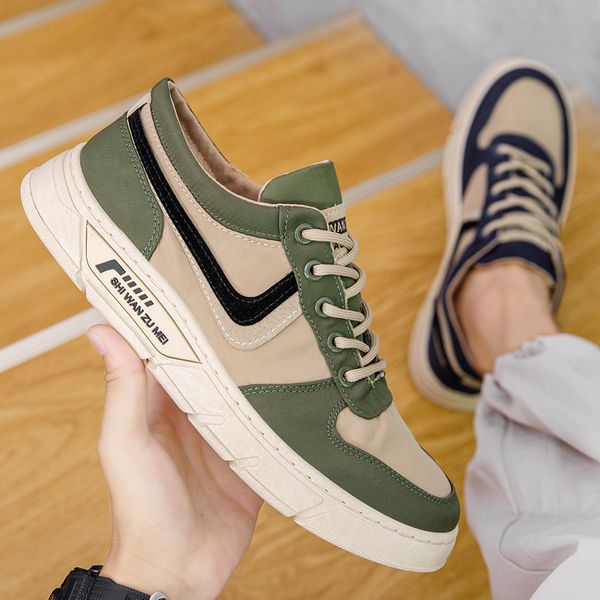 dress shoes canvas sneakers men casual spring autumn breathable lace up sports fashion skateboard footwear tenis masculino 221007, Black
dress shoes canvas sneakers men casual spring autumn breathable lace up sports fashion skateboard footwear tenis masculino 221007, Black
