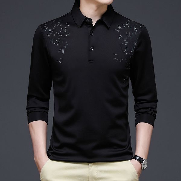 men's polos arrival autumn polo shirt for men long sleeve black business tshirt slim fit man polo shirt korean fashion clothing 221006, White;black
men's polos arrival autumn polo shirt for men long sleeve black business tshirt slim fit man polo shirt korean fashion clothing 221006, White;black
