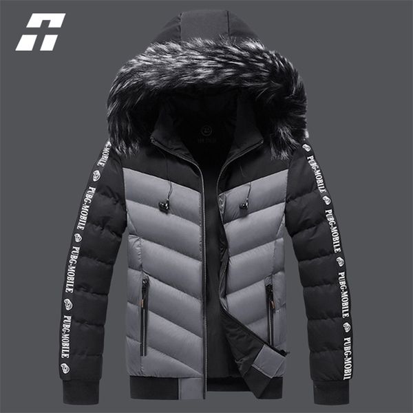 men's down parkas winter jacket men fur collar hooded thick warm cotton outwear man patchwork parka and coats windbreaker male m-5xl 22, Black
men's down parkas winter jacket men fur collar hooded thick warm cotton outwear man patchwork parka and coats windbreaker male m-5xl 22, Black