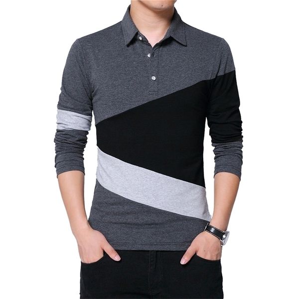 mens tshirts browon autumn fashion plus size 5xl t shirt with collar color patchwork tshirt long sleeve tshirt men clothes 221007, White;black
mens tshirts browon autumn fashion plus size 5xl t shirt with collar color patchwork tshirt long sleeve tshirt men clothes 221007, White;black