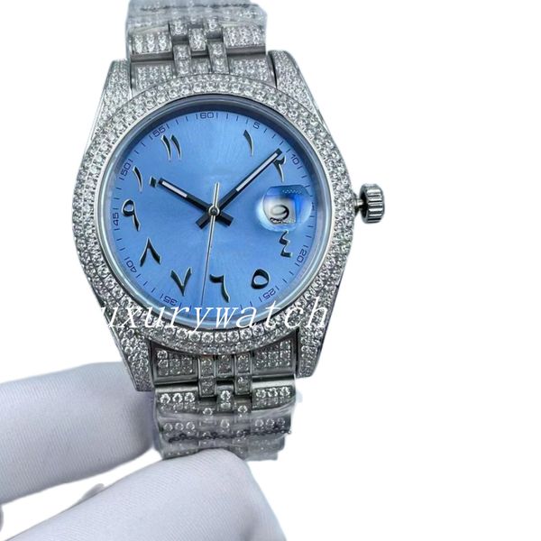 two style mens watch dropshippings super quality automatic mechanical watch diamond watches 41mm montre de luxe stainless steel wristwatches, Slivery;brown
two style mens watch dropshippings super quality automatic mechanical watch diamond watches 41mm montre de luxe stainless steel wristwatches, Slivery;brown