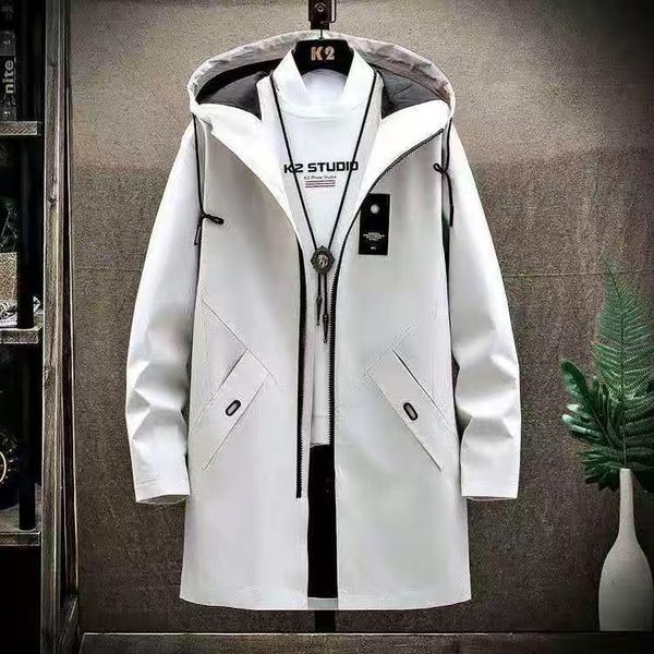 men s trench coats thin or thick with velvet windbreaker men hooded printed overcoats casual long male 4xl 221007, Tan;black
men s trench coats thin or thick with velvet windbreaker men hooded printed overcoats casual long male 4xl 221007, Tan;black