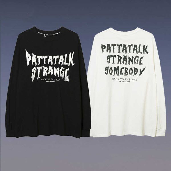 men's t-shirts autumn men long sleeve tshirts hip hop gothic letter print t-shirts 2022 streetwear harajuku retro cotton couple loose, White;black
men's t-shirts autumn men long sleeve tshirts hip hop gothic letter print t-shirts 2022 streetwear harajuku retro cotton couple loose, White;black