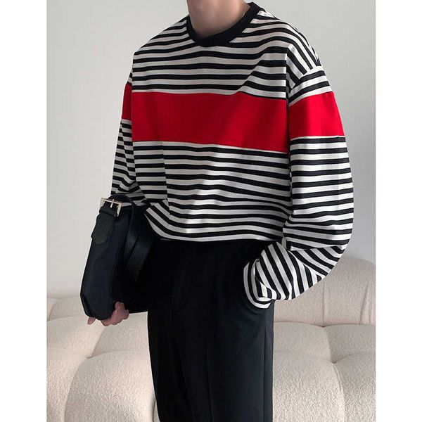 men's t-shirts autumn cotton t-shirt men fashion green/red casual striped t-shirt men korean loose oversized long sleeve t shirt mens m, White;black
men's t-shirts autumn cotton t-shirt men fashion green/red casual striped t-shirt men korean loose oversized long sleeve t shirt mens m, White;black