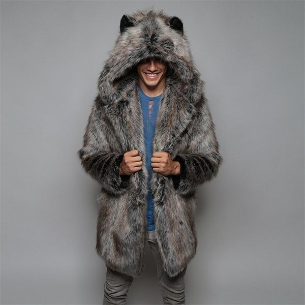 mens fur faux winter couple men coat casual women hooded jacket bear ear warm long sleeve overcoat 2201006, Black
mens fur faux winter couple men coat casual women hooded jacket bear ear warm long sleeve overcoat 2201006, Black