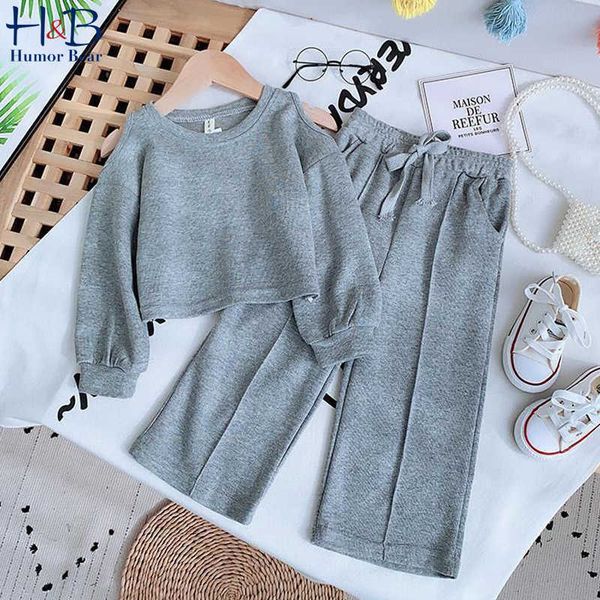 pullover humor bear girls' clothing sets new autumn long sleeve sweater wide leg pant sport 2pcs casual toddler kids clothes l221007, Blue
pullover humor bear girls' clothing sets new autumn long sleeve sweater wide leg pant sport 2pcs casual toddler kids clothes l221007, Blue