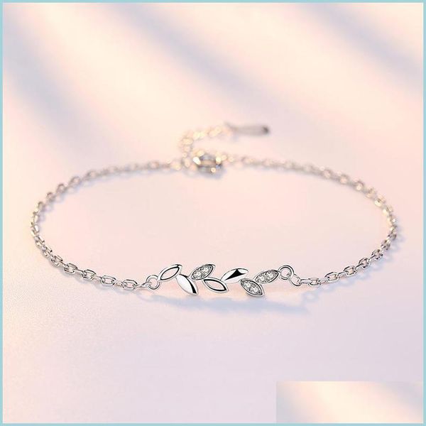 charm bracelets 925 stamp sterling sier jewelry fashion woman leaf cubic zirconia retro simple bracelet length 20cm drop delivery 202 dhou4, Golden;silver
charm bracelets 925 stamp sterling sier jewelry fashion woman leaf cubic zirconia retro simple bracelet length 20cm drop delivery 202 dhou4, Golden;silver