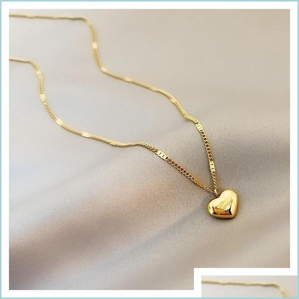 pendant necklaces stainless steel gold color love heart necklaces for women chokers trend fashion festival party gift jewelry drop de dh1d3, Silver
pendant necklaces stainless steel gold color love heart necklaces for women chokers trend fashion festival party gift jewelry drop de dh1d3, Silver