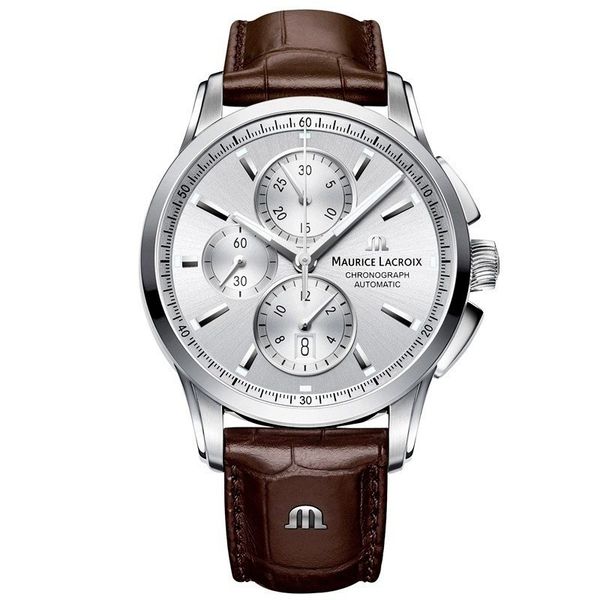 

2023 New MAURICE LACROIX Watch Ben Tao Series Three eye Chronograph Fashion Casual Top Luxury Leather Men Watch