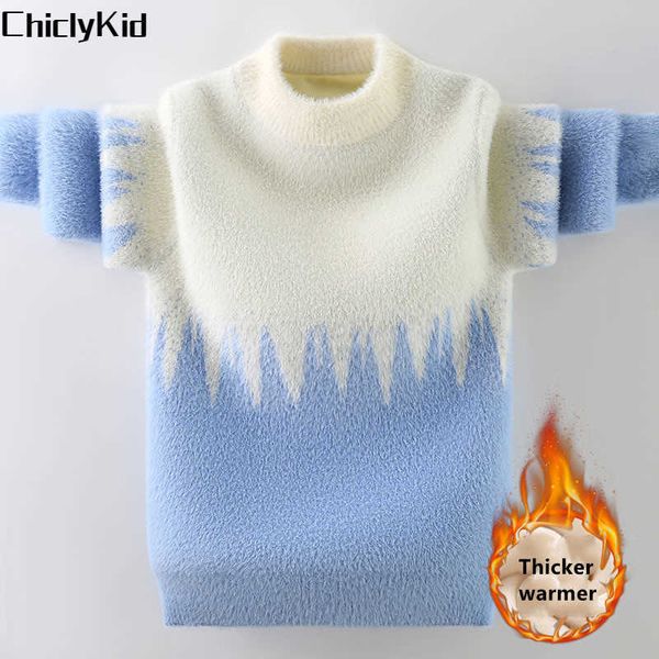 pullover boys winter thick round neck contrast sweaters girls spring warm pullovers child plush knitted kids autumn jumper knitwear l221007, Blue
pullover boys winter thick round neck contrast sweaters girls spring warm pullovers child plush knitted kids autumn jumper knitwear l221007, Blue
