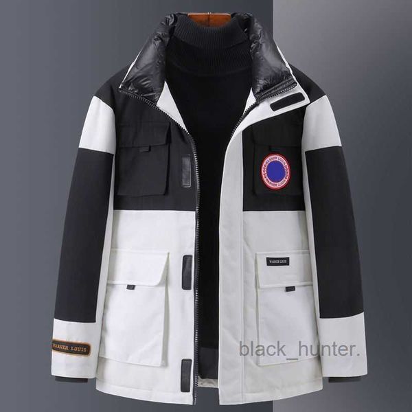 men's down canadian designer goose parkas jacket men 2022 new couple coat winter fashion brand trend medium long fashion thickened tool, Black 
men's down canadian designer goose parkas jacket men 2022 new couple coat winter fashion brand trend medium long fashion thickened tool, Black