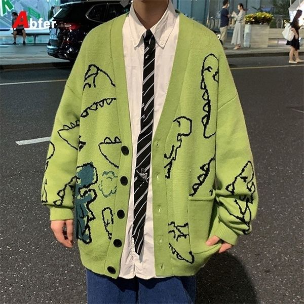 men's sweaters abfer autumn oversize cardigan men knitted dinosaur sweater streetwear loose male women coat doodle hip hop pattern wint, White;black
men's sweaters abfer autumn oversize cardigan men knitted dinosaur sweater streetwear loose male women coat doodle hip hop pattern wint, White;black