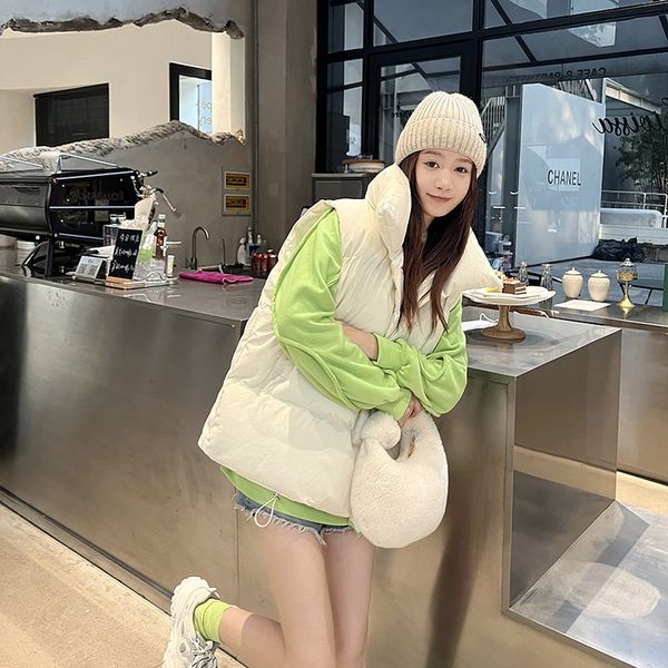 women's vests vest women's autumn and winter korean version short hooded fashion waistcoat warm fluffy loose cotton vest coat wome, Black;white
women's vests vest women's autumn and winter korean version short hooded fashion waistcoat warm fluffy loose cotton vest coat wome, Black;white