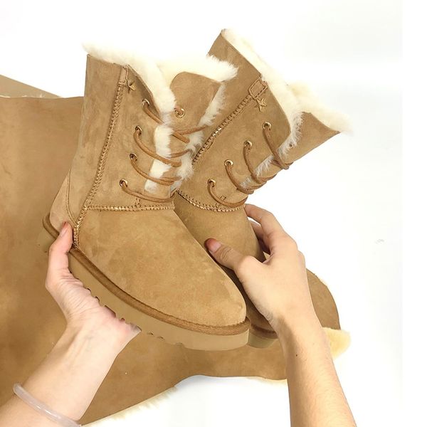 wool fur leather boot designer woman booties australie snow boots fluffy mule stars lace-up martin shoes bottes, Black
wool fur leather boot designer woman booties australie snow boots fluffy mule stars lace-up martin shoes bottes, Black