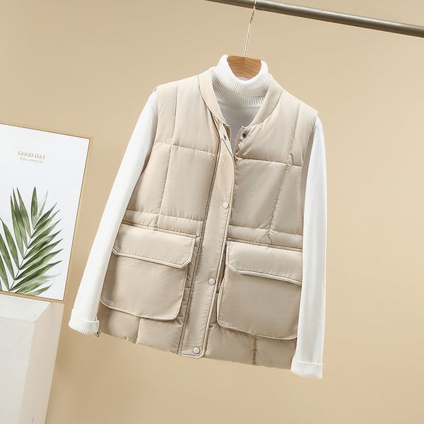 women's vests 0472 baseball vest waistcoat women slim warm sleeveless jacket female pockets korean style short vest coat ladies outerwe, Black;white
women's vests 0472 baseball vest waistcoat women slim warm sleeveless jacket female pockets korean style short vest coat ladies outerwe, Black;white