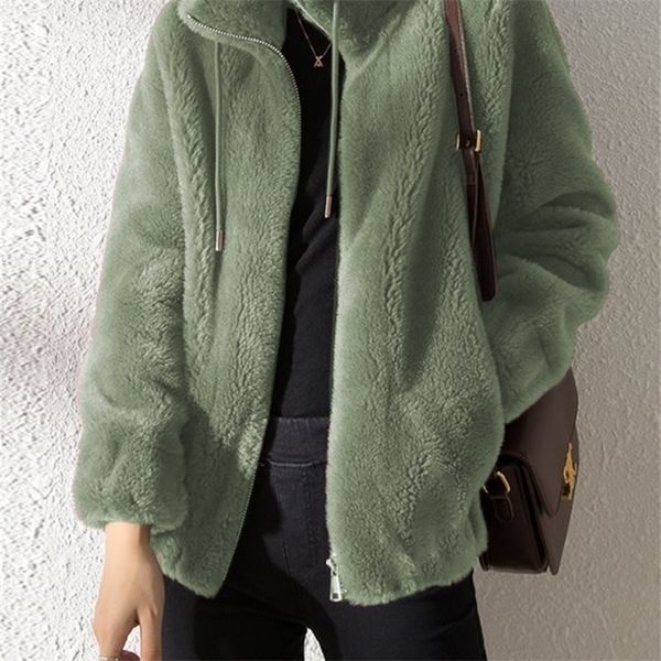 women's jackets coat short thickened stand collar fashion double-sided velvet fur winter women 221006, Black;brown
women's jackets coat short thickened stand collar fashion double-sided velvet fur winter women 221006, Black;brown
